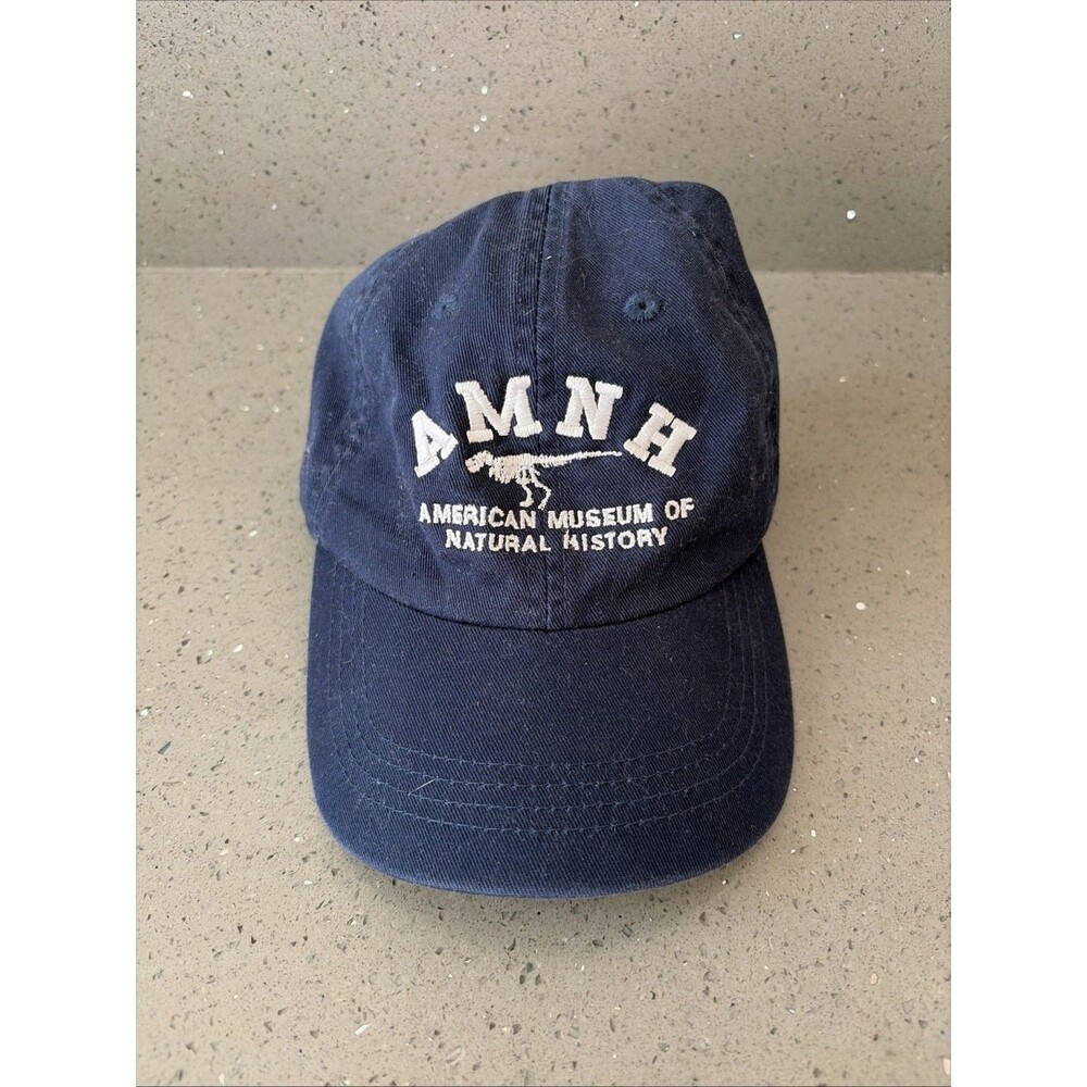 American Museum of Natural History Hat Navy Dinosaur adjustable Embroidered Trex